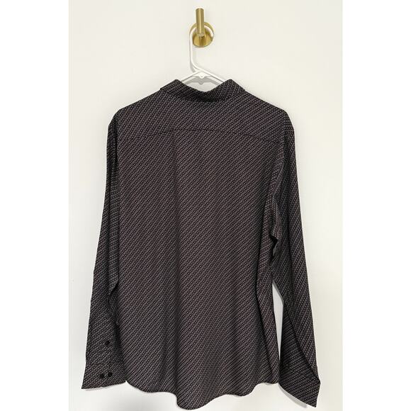 Perry Ellis Motion slim fit dress shirt button collar L - Picture 2 of 9